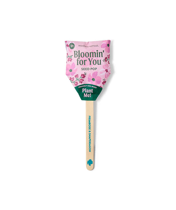 Modern Sprout Flower Pop Trio Seed Pouch