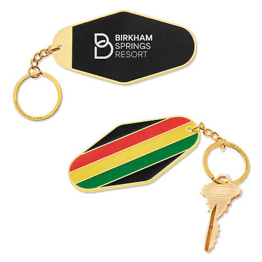 Laser Engraved Black History and Juneteenth Metal Keychain in Juneteenth