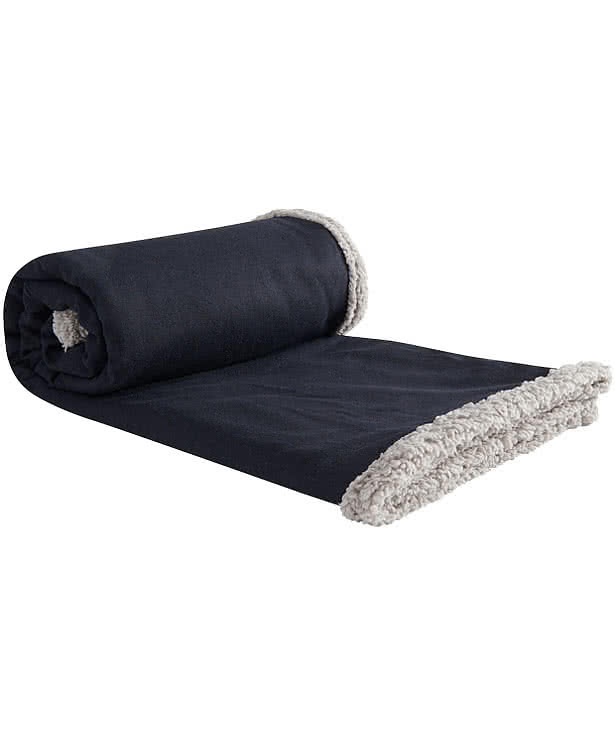 Field & Co. Oversized Wool Sherpa Blanket