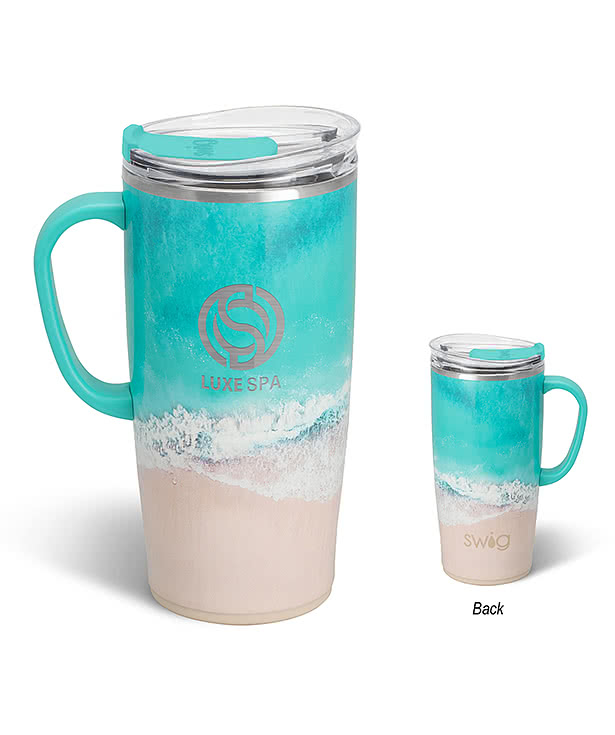Swig Life Laser Engraved 22 oz. High Tide Travel Mug