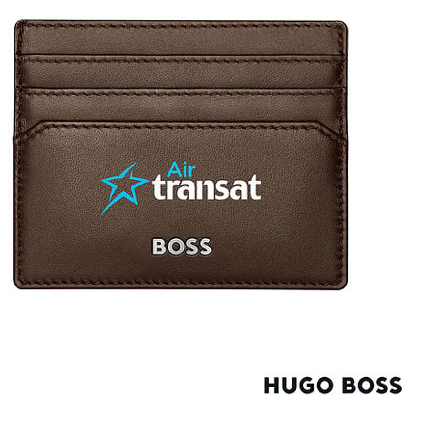 Hugo Boss Classic Smooth Card Holder in Black