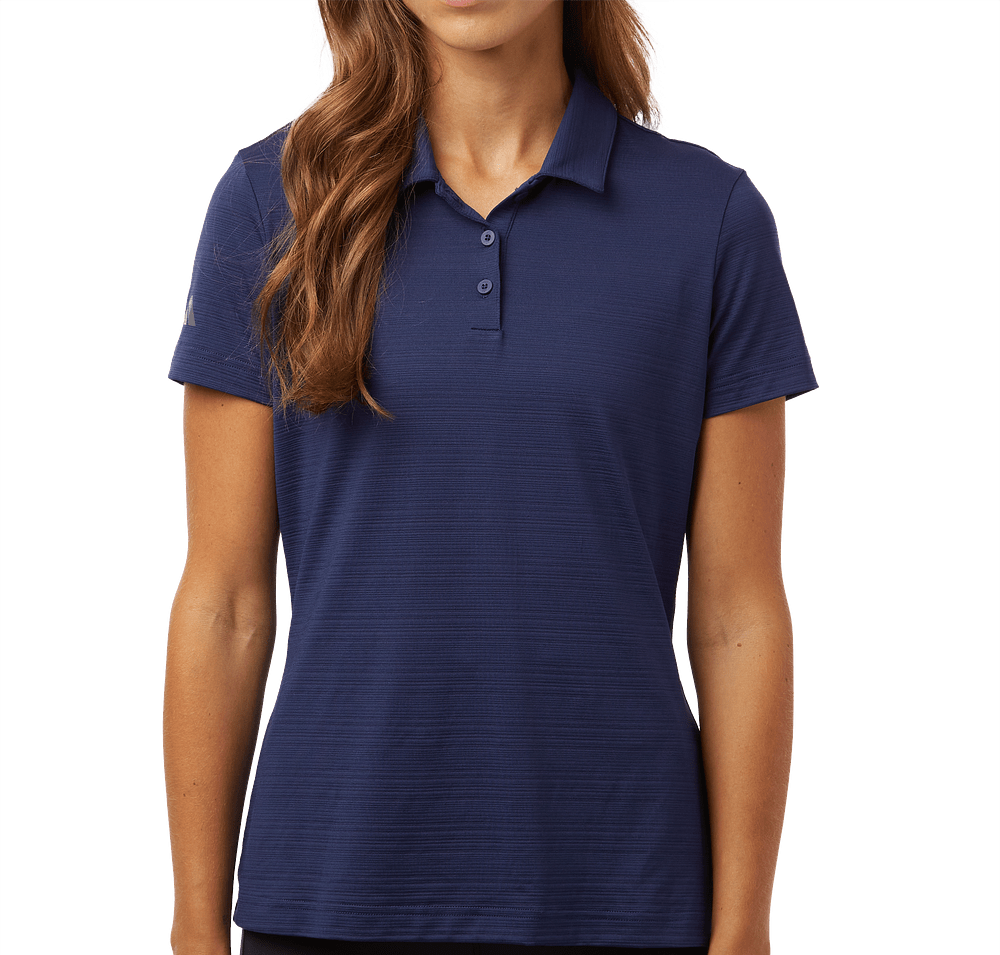 Adidas Women's Textured Stripe  Performance Polo-default