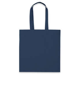 Lightweight 100% Cotton Tote Bag - Color: Navy