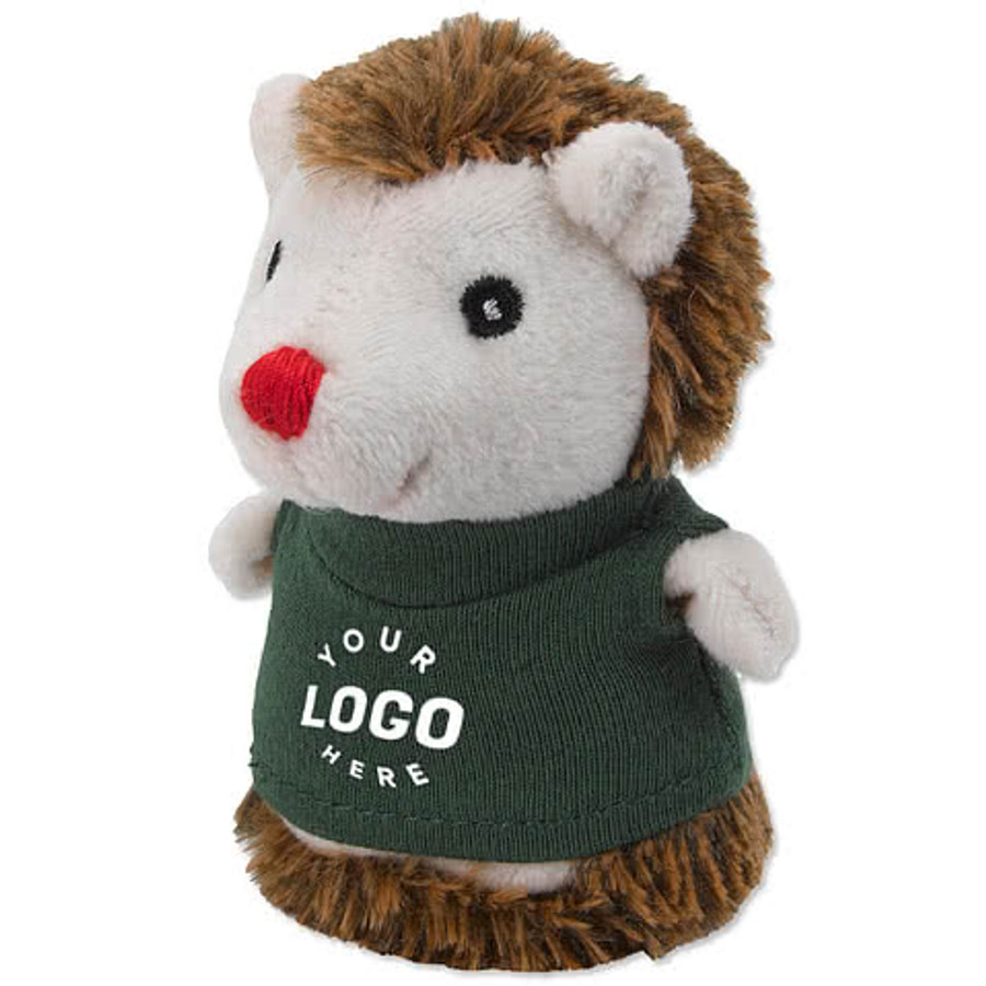 4" Shorty Hedgehog Plush Animal in Light Blue