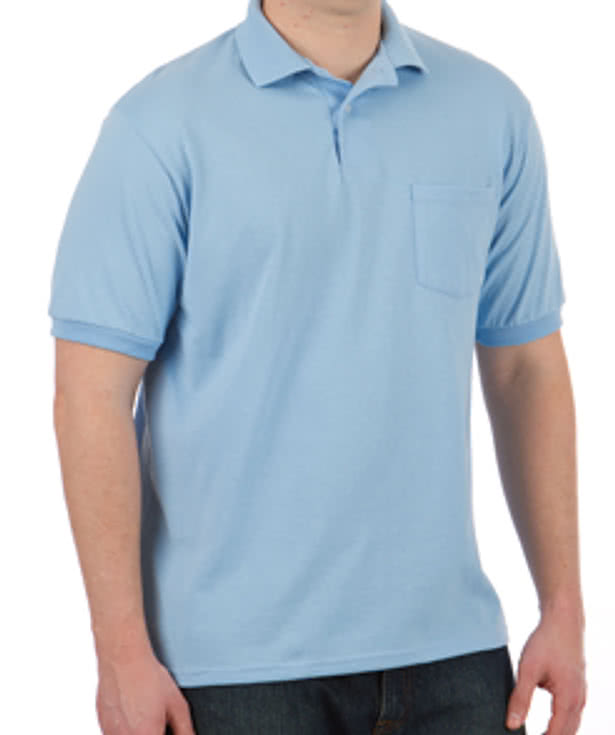 Hanes EcoSmart 50/50 Jersey Pocket Polo