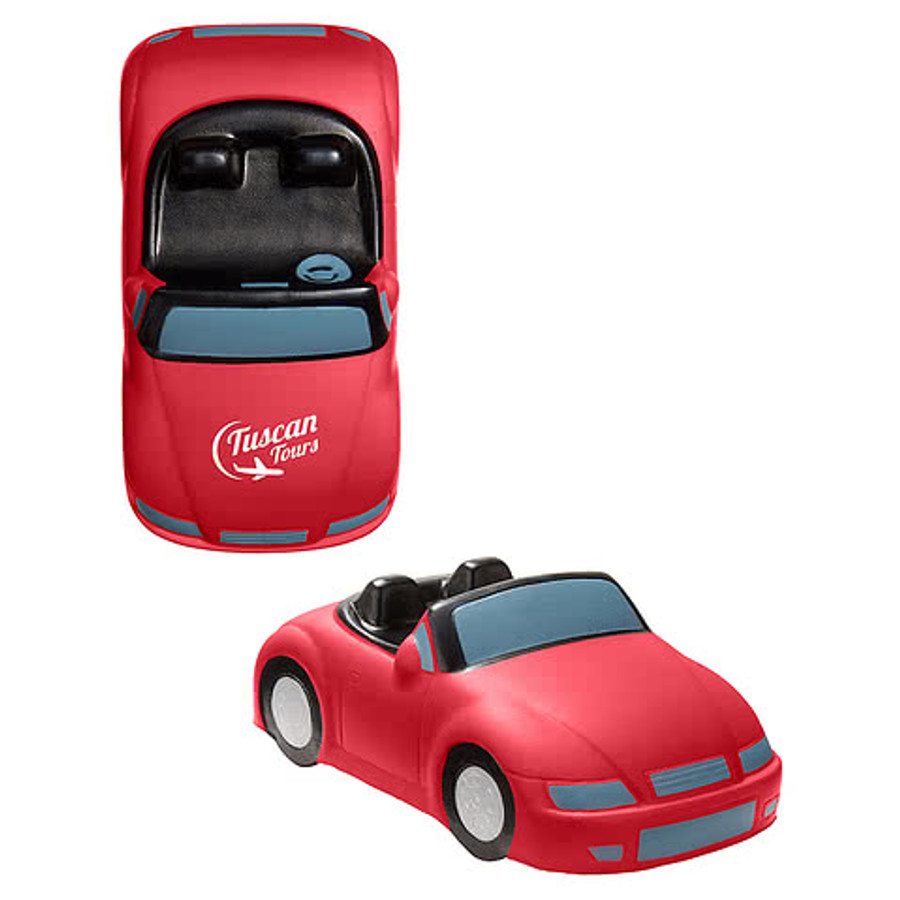 Convertible Sports Car Stress Reliever in RED