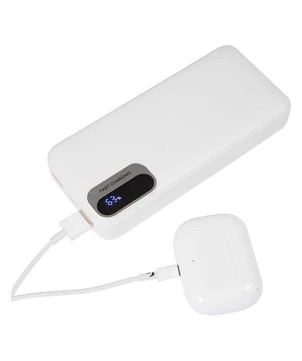 Laptop Power 20,000 mAh PD Power Bank with Charging Cables