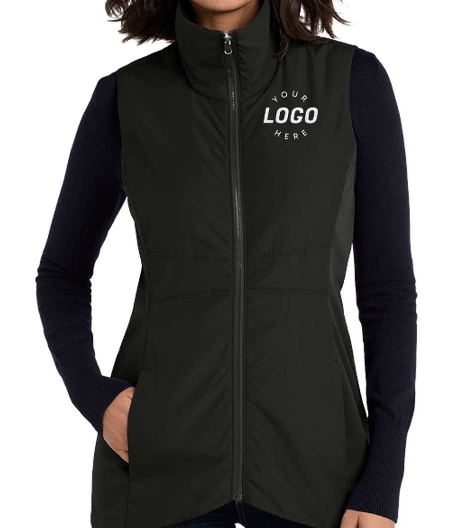 Port Authority Women's Collective Insulated Vest in Deep Black