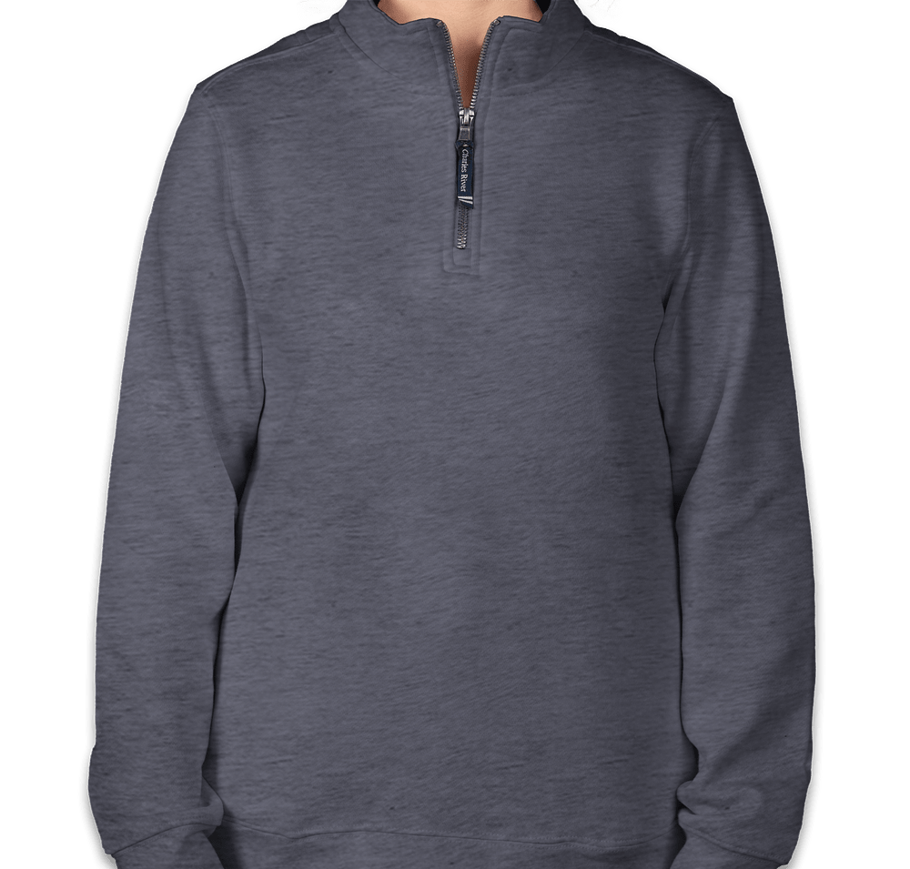 Charles River Women's Crosswind Quarter Zip Sweatshirt - Embroidered-default