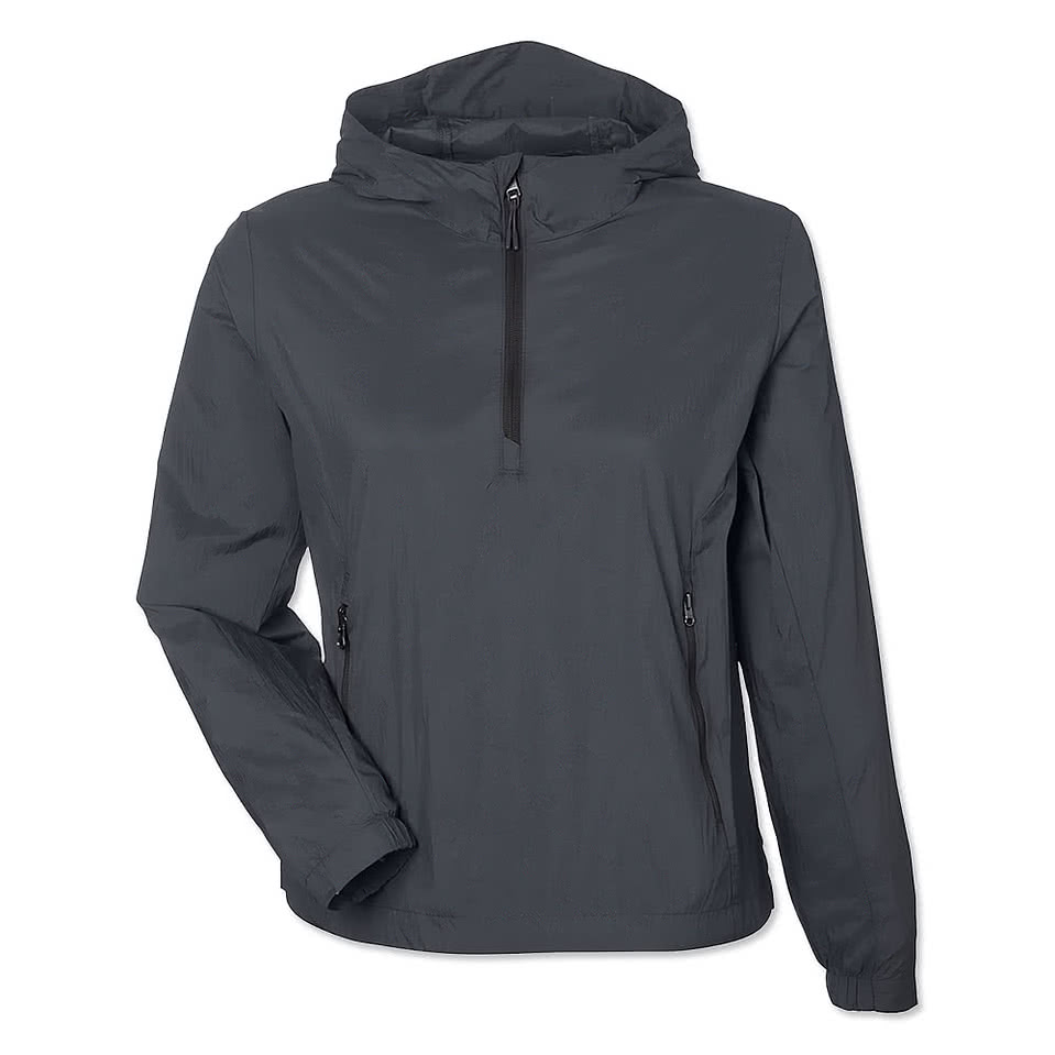 North End Women's Aura Recycled Lightweight Packable Anorak - Printed