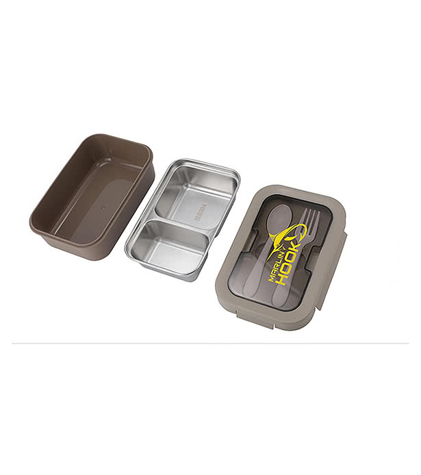 Bento Stainless Steel/PP Lunch Box With Utensils