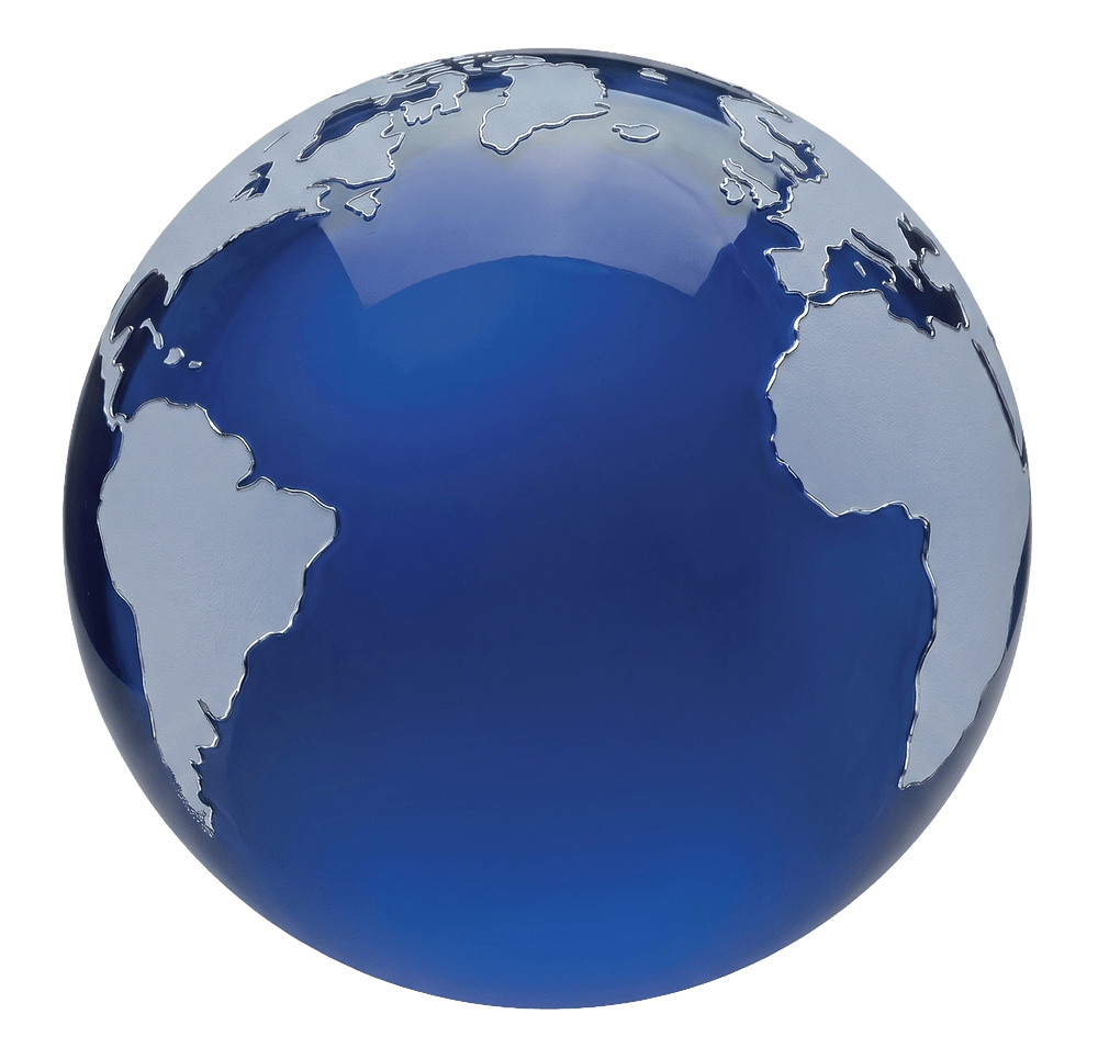 Globe with Frosted Land Award-default