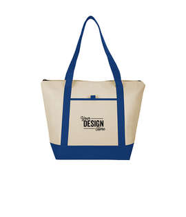 Lighthouse 24 Can Non-Woven Cooler Tote - Color: Royal Blue