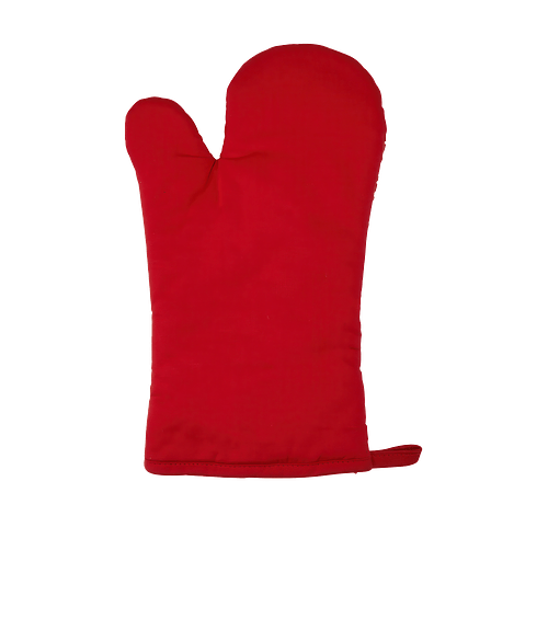 AdMitt Silicone Recycled Oven Mitt in Red