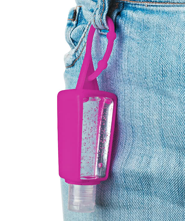 1 oz. Hand Sanitizer in Silicone Holder