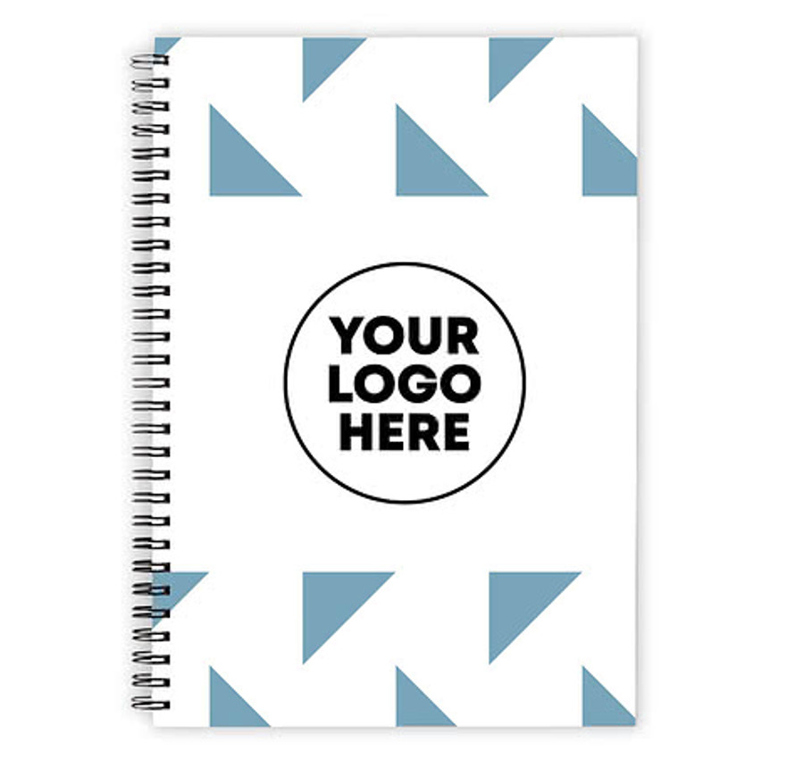Triangle Border JournalBooks ® Spiral Notebook in Mint