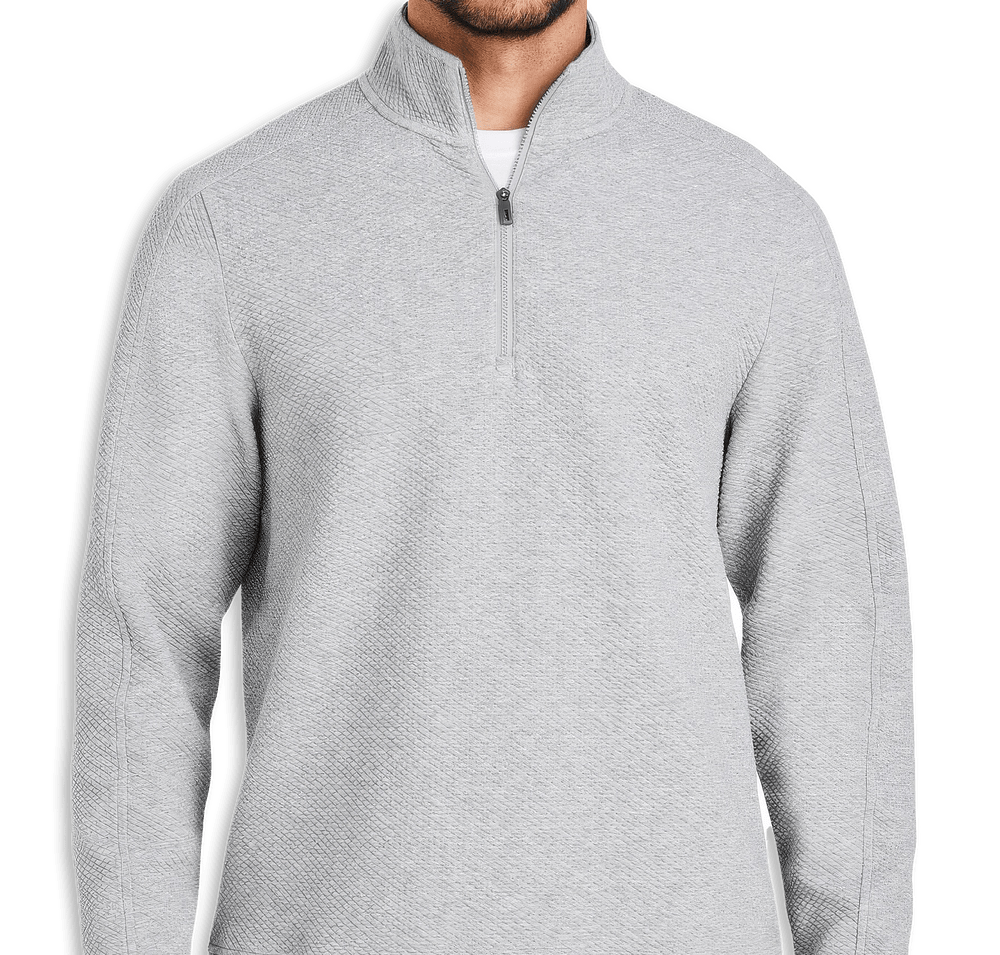 North End Spirit Textured Quarter Zip Pullover-default