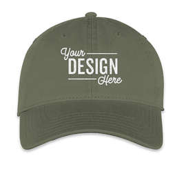 Otto Cap Garment Washed Baseball Hat - Color: Olive Green