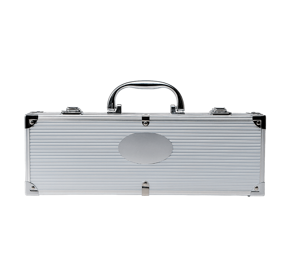 BBQ 3-Piece Set with Aluminum Storage Case-default