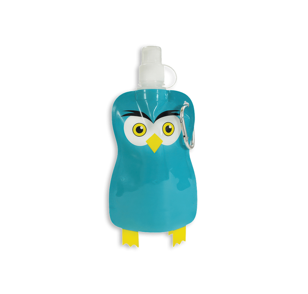 12 oz. Paws N Claws Flat Water Bottle-default