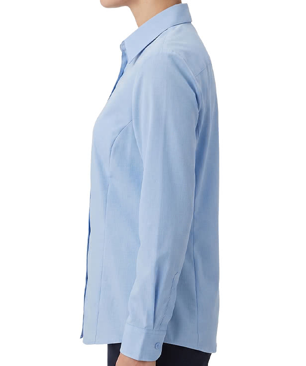 Edwards Women's FlexBatiste Café Recycled Long Sleeve Dress Shirt