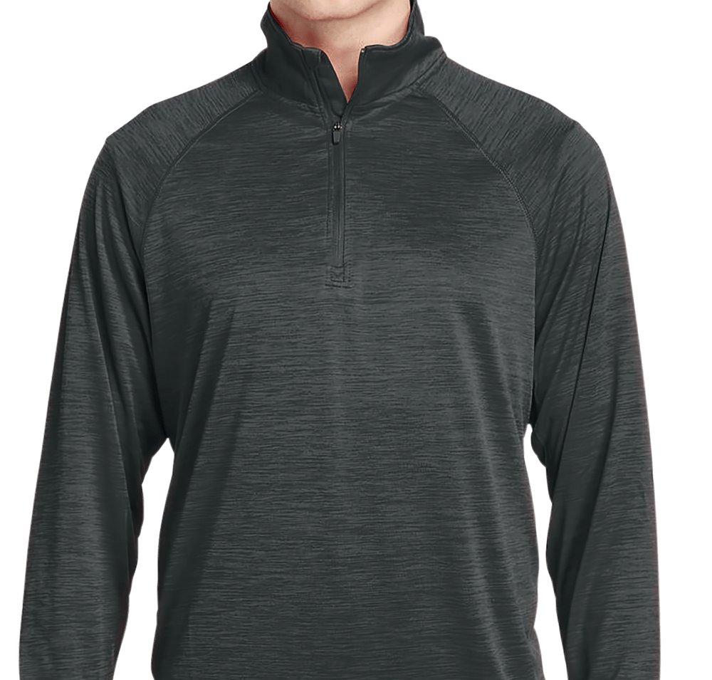 Charles River Space Dyed Quarter Zip Performance Shirt-default