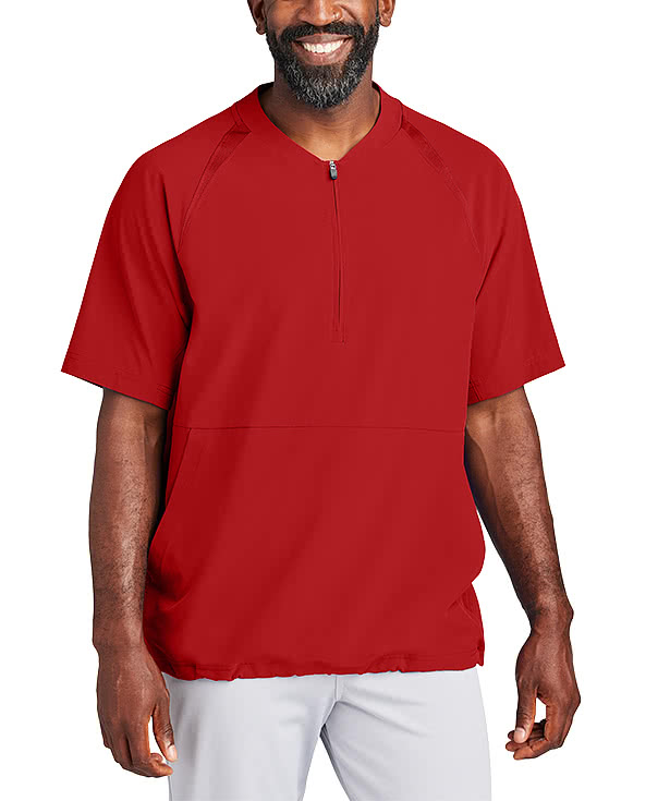 Custom Sport-Tek Repeat Half Zip Short Sleeve Baseball