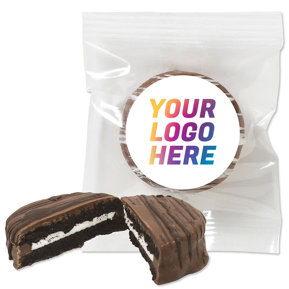 Full Color Individually Wrapped Chocolate Covered Oreos