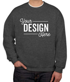 Canada - Gildan Midweight 50/50 Crewneck Sweatshirt - Color: Dark Heather