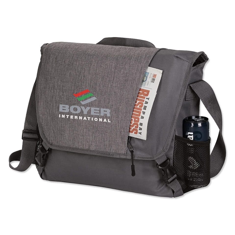 Full Color Tuck 15" Computer Messenger Bag