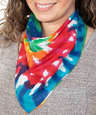 Valucap 100% Cotton Tie-Dye Bandana (Centered Design)