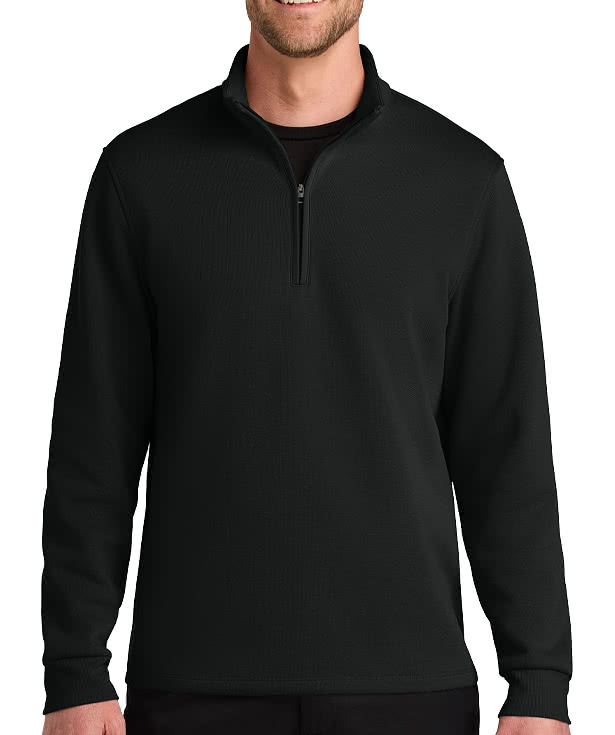 Port Authority Wearever Double Pique Quarter Zip Sweatshirt