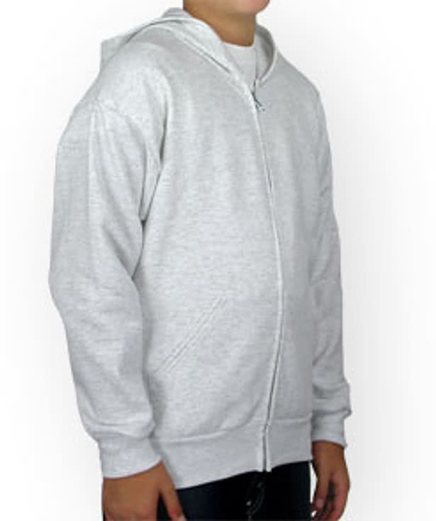 Hanes Youth EcoSmart 50/50 Zip Hoodie