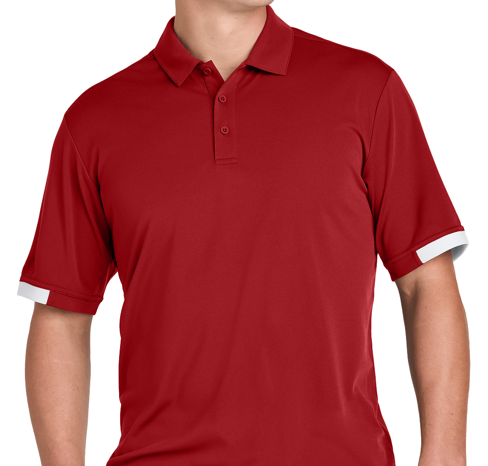 Sport-Tek Club Colorblock Recycled Performance Polo-default