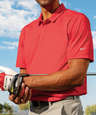 Nike Dri-FIT Embossed Tri-Blade Performance Polo