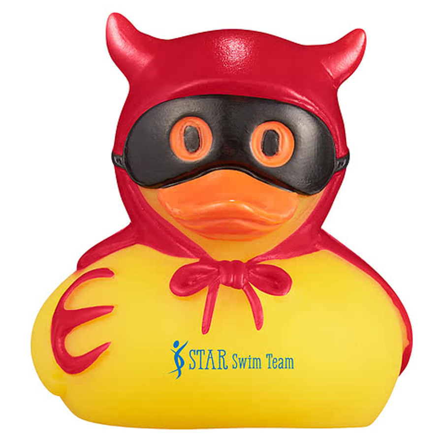 Halloween Devil Rubber Duck in RED