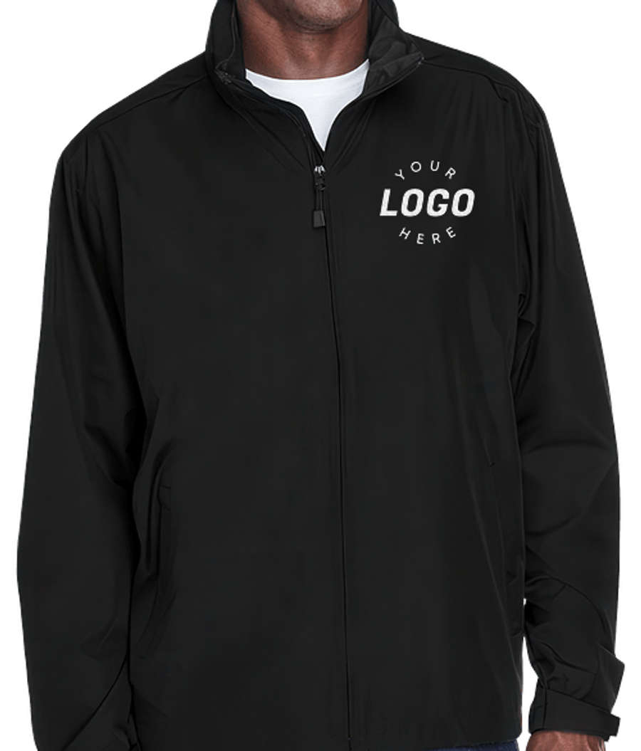 North End Techno Lite Water-Resistant Hooded Jacket in Black