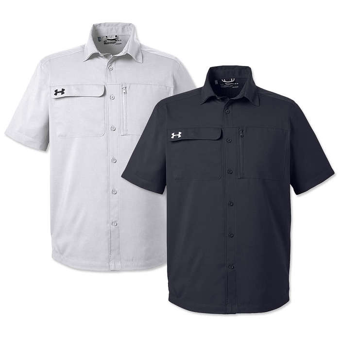 Under Armour Motivate Coach Woven Short Sleeve Shirt
