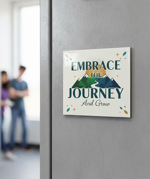 Full Color 2.5" x 2.5" Square Mini Magnet (Set of 10)