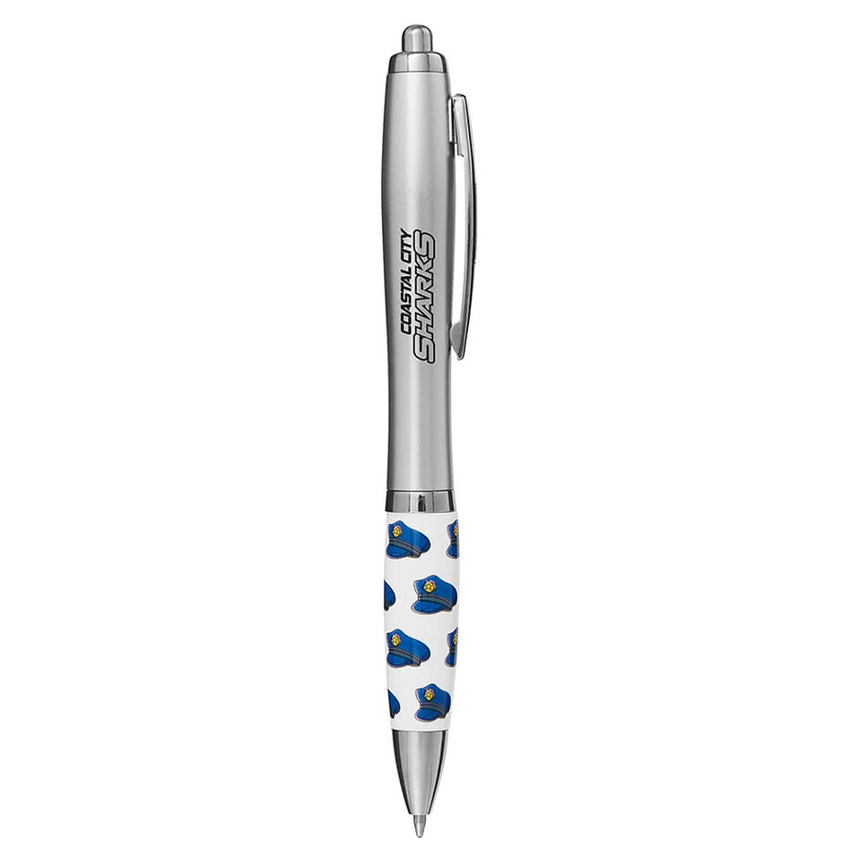Police Officer Hat Ballpoint Pen (black ink)