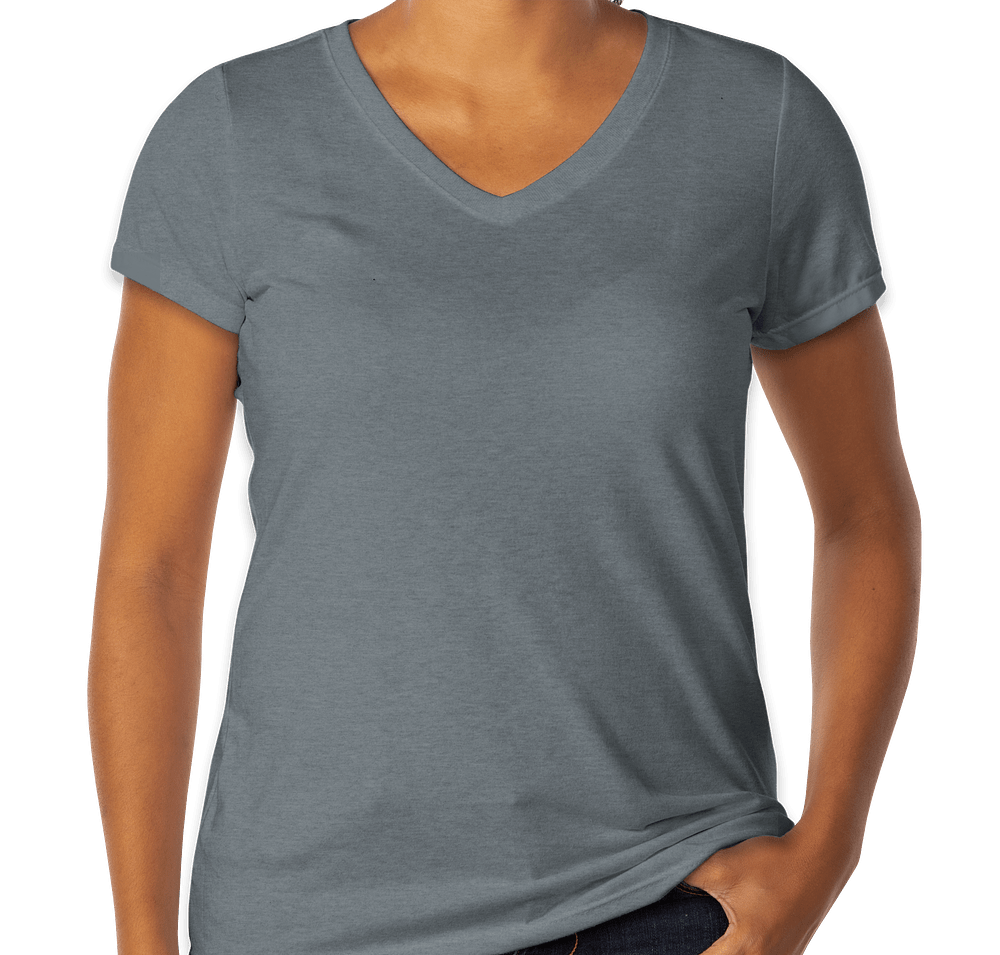District Women's Tri-Blend V-Neck T-shirt-default