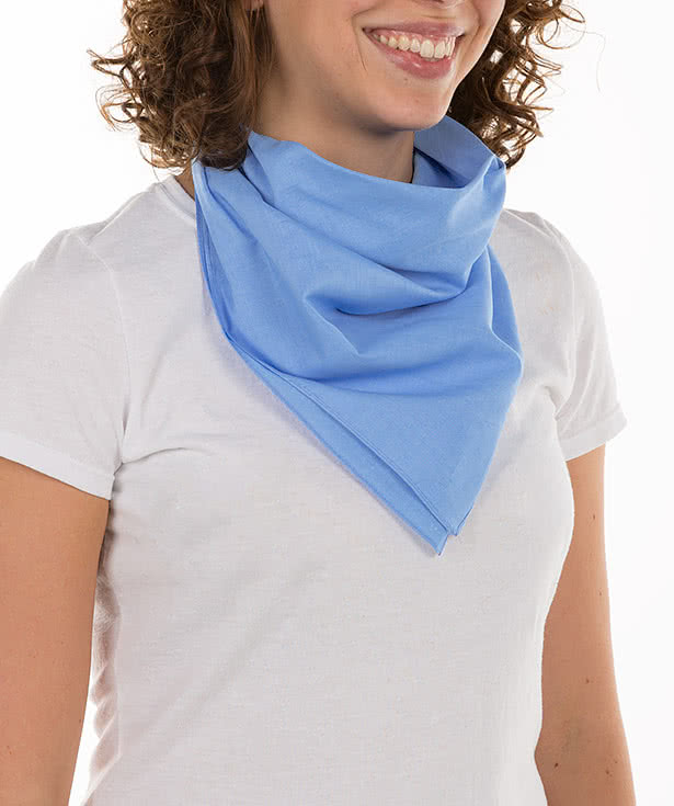 Augusta 100% Cotton Solid Bandana (Corner Design)