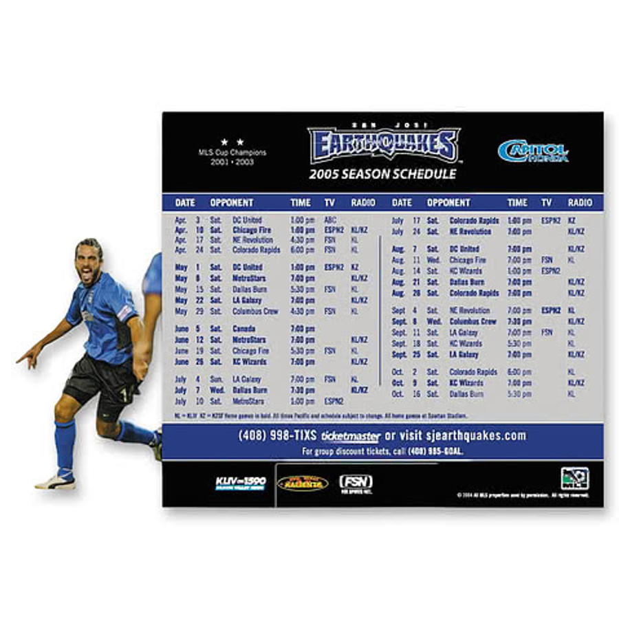 4" x 5.88" Price Buster Schedule Magnet  in White