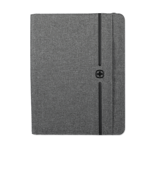 Wenger Recycled Zippered Padfolio in Gray
