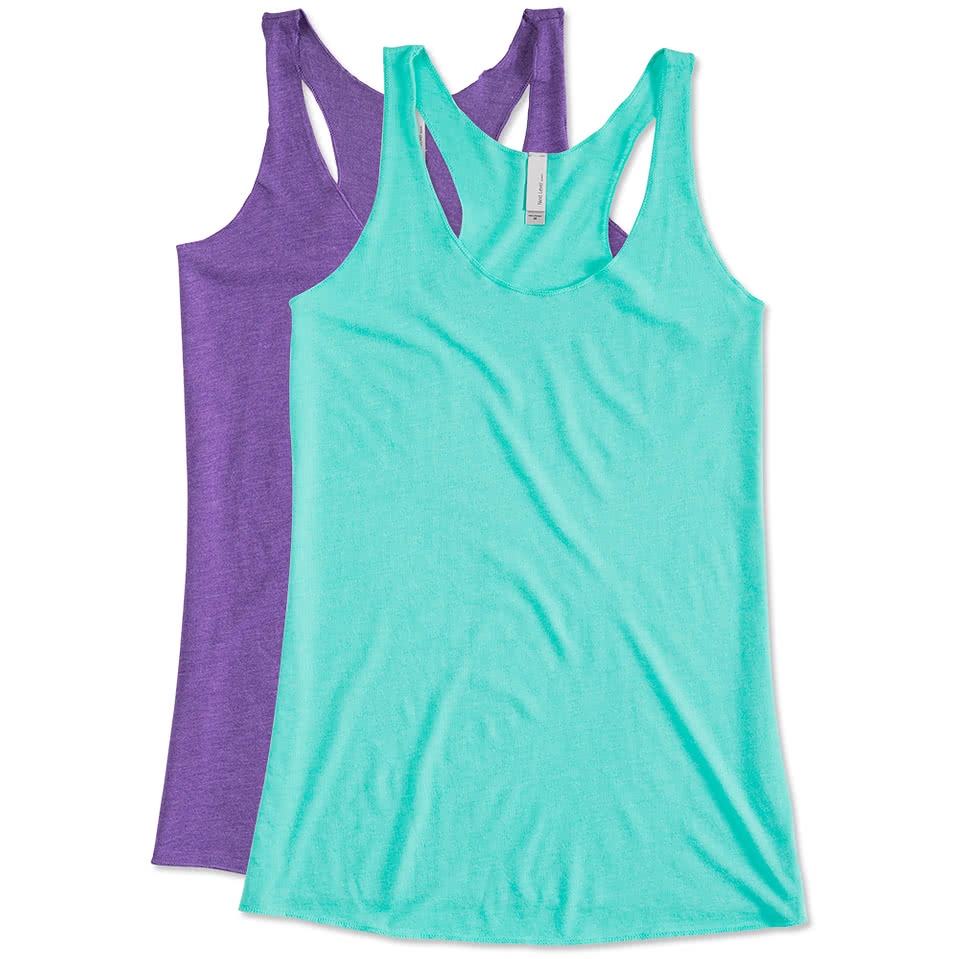 Custom Next Level Women s Tri Blend Racerback Tank Design