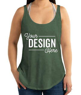 Next Level Women's Festival Side Slit Tank - Color: Royal Pine