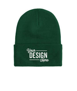 Port & Company Fleece Lined Cuff Beanie - Color: Athletic Green