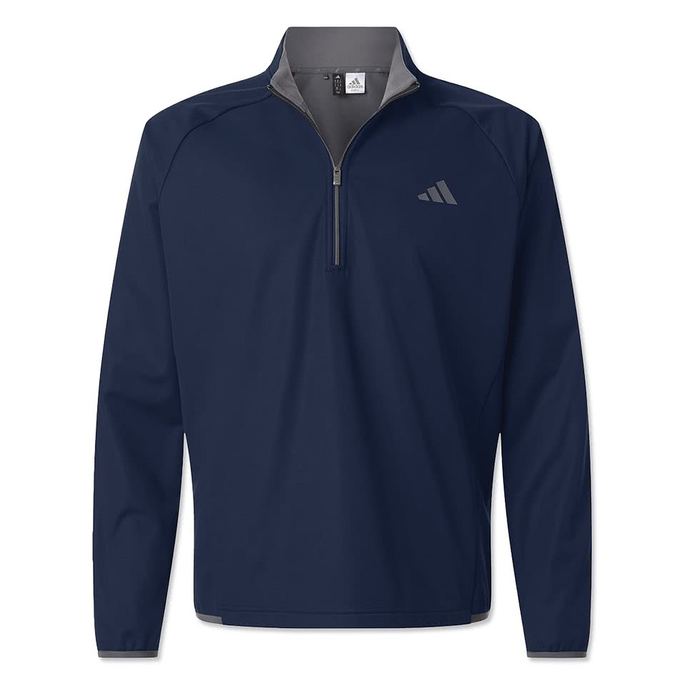 Adidas Ultimate365 Recycled Wind-Resistant Water-Resistant Quarter-Zip Pullover