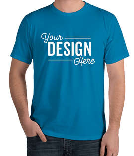 Royal Apparel USA-Made Organic T-shirt - Color: Malibu Blue