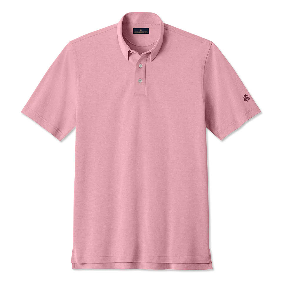 Brooks Brothers Pinpoint Pique Performance Dress Polo - Embroidered